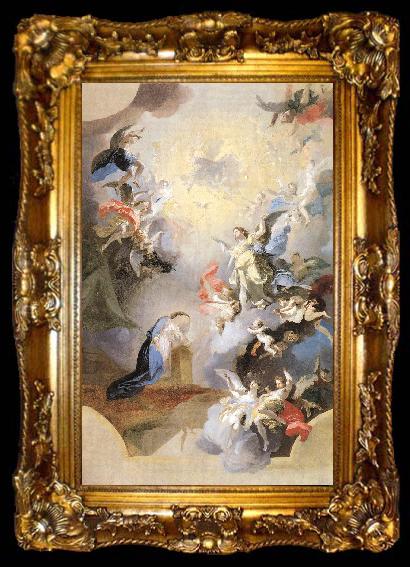 framed  MAULBERTSCH, Franz Anton Annunciation (study) sg, ta009-2